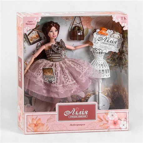 Кукла Лилия ТК - 13336 (48/2) TK Group, Лесная принцесса, аксессуары, в коробке 