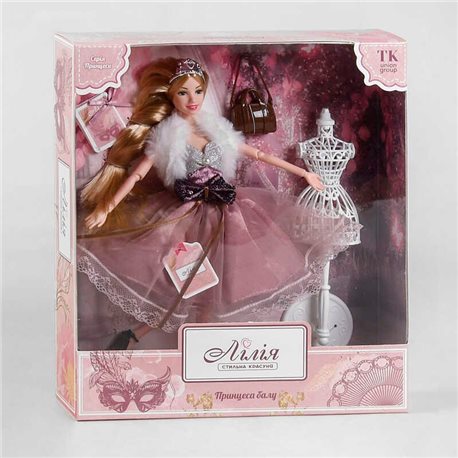 Кукла ТК 13439 (48/2) “TK Group”, “Принцесса бала”, аксессуары, в коробке [Коробка]
