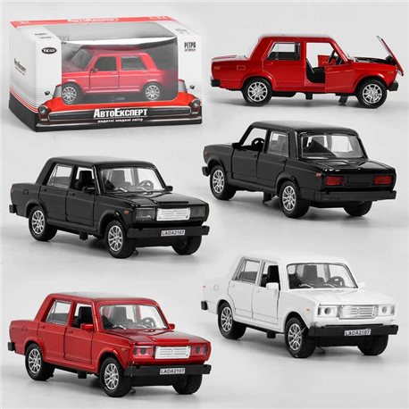 Машинка TK - 2794 (96/2) Auto Expert 3 цвета, металлопластик, 1:36, инерция, подсветка фар и салона, звук, открываются двери и 