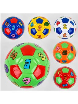 Мяч Футбольный C 44749 (180) РАЗМЕР №2, 5 видов, вес 100 грамм, материал PVC, баллон резиновый