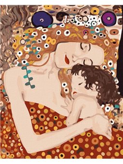 Картина по номерам - Мать и ребенок ©Густав Климт KHO4848 40х50 см