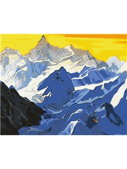 Картина по номерам - Гималайские горы ©Николай Рерих KHO2867 40х50 см
