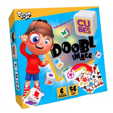 Настільна розважальна гра Doobl Image Cubes" укр (10) DBI-04-01U"