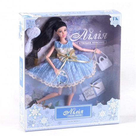 Кукла с аксессуарами 30 см Kimi Снежная принцесса Разноцветная 4660012503805