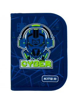Пенал школьный без наполнения Kite K22-622-8 Cyber