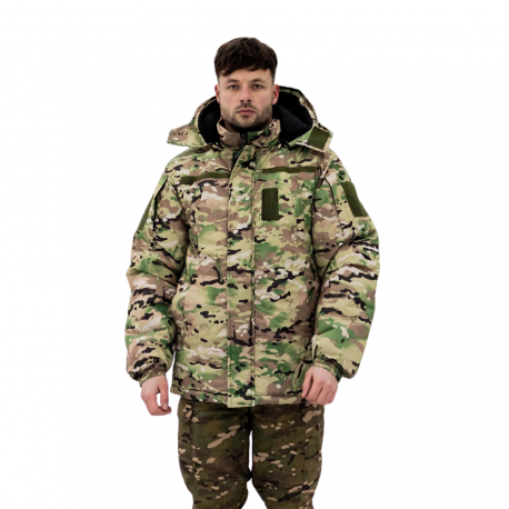 Куртка військова Грифон ЗСУ Фліс (ПЛМРМ-З22) плащівка посилена мікро ріпстоп Мультикам (розм. 46-56)