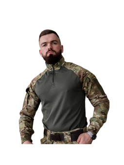 Тактическая рубашка Ubacs (Убакс) Grifon мультикам рип-стоп (вафелька) CoolMax (МКН)
