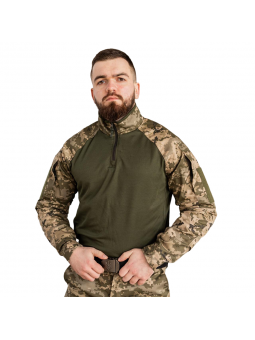 Боевая рубашка Grifon Ubacs(Убакс) Tactic CoolMax пиксель ВСУ М14 (демисезон)