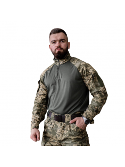 Тактическая рубашка Ubacs(Убакс) Grifon пиксель рип-стоп (вафелька) CoolMax (МКН) 