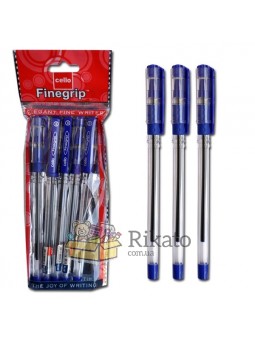Ручка шариковая Cello Finegrip (Синий, Черный, Фиолетовый, Красный)