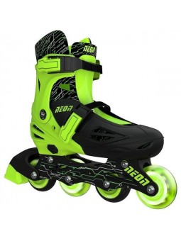 Роликовые коньки Neon Inline, размер 34-37, зеленый NT08G4