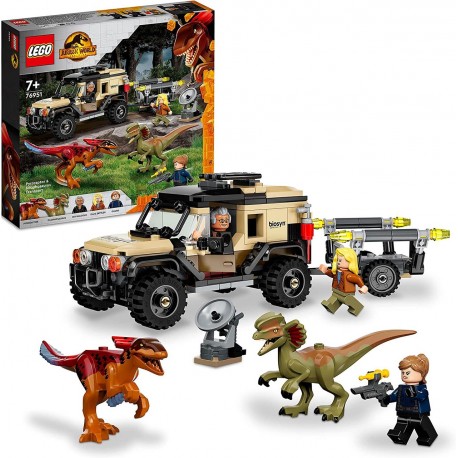 Конструктор LEGO Jurassic World Перевезення пірораптора та дилофозавра