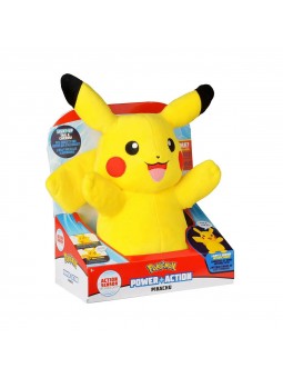 Интерактивная мягкая игрушка POKEMON - ПИКАЧ (свет, звук, 25 cm)