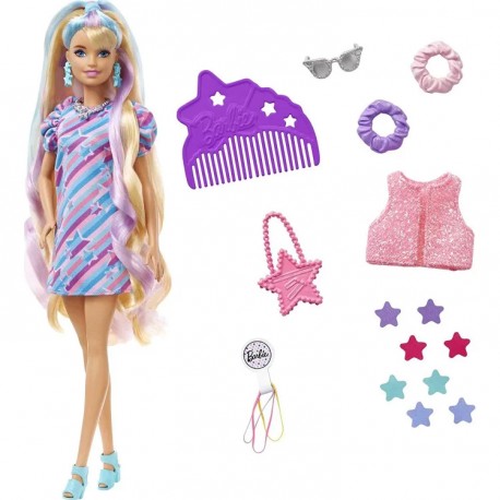 Кукла Barbie "Totally Hair" Звездная красотка HCM88