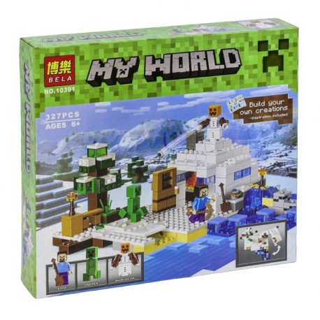 Конструктор Bela My World 10391 (24/2) "Сніжний притулок", 327 деталей, в коробці