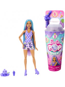 Кукла Barbie "Pop Reveal" серии "Сочные фрукты" – виноградная содовая