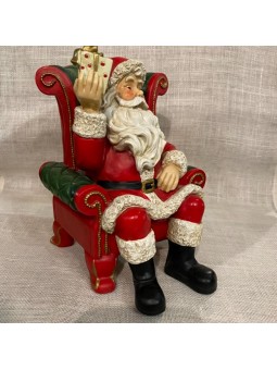 Сувенир керамический №S-901 Санта в кресле