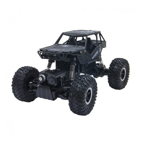 Автомобиль OFF-ROAD CRAWLER с р/у - TIGER (матовый черный, аккум. 4,8V, металл. корпус, 1:18)