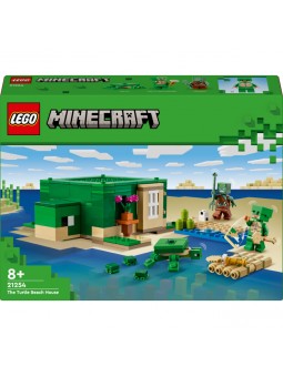 Конструктор LEGO Minecraft Пляжный дом в форме черепахи