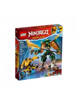 Конструктор LEGO Ninjago Командні роботи ніндзя Ллойда й Арін