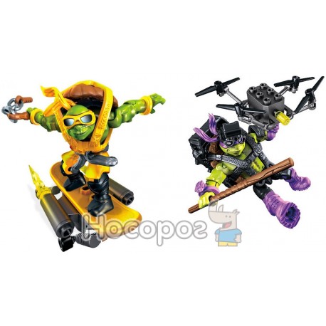 Конструктор Mega Bloks «Супертрюки Черепашок-ніндзя» з фільму «Підлітки-мутанти Черепашки-ніндзя 2»
