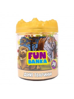 Ігровий набір FUN BANKA – ДИКІ ТВАРИНИ