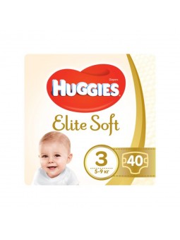 Huggies Elite Soft подгузники детские 3 (5-9) 40 шт