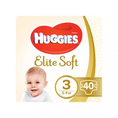 Huggies Elite Soft підгузники дитячі 3 (5-9) 40 шт