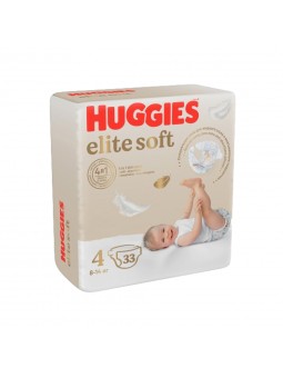 Huggies Elite Soft подгузники детские 4 (8-14кг) 33шт