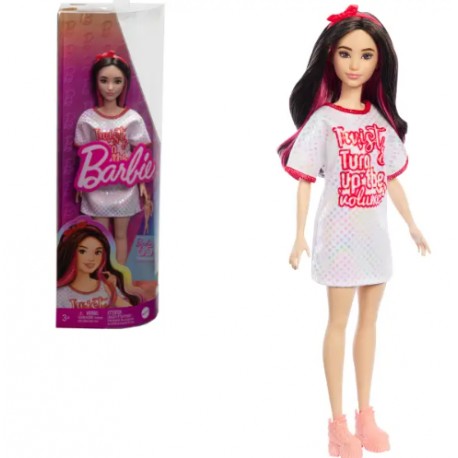 Лялька Barbie "Модниця" в блискучій сукні-футболці