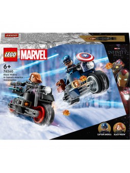 Конструктор LEGO Marvel Мотоцикли Чорної Вдови й Капітана Америка