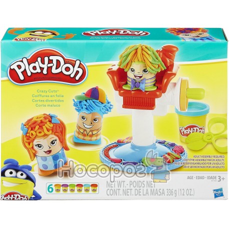 Пластилін Play-Doh Hasbro в наборі CrazyCuts B1155