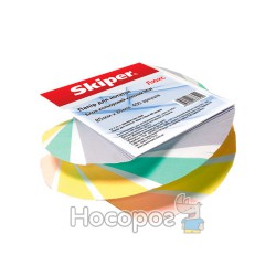 Блок бумаги для заметок клееный SKIPER SK-3922 Люкс спираль