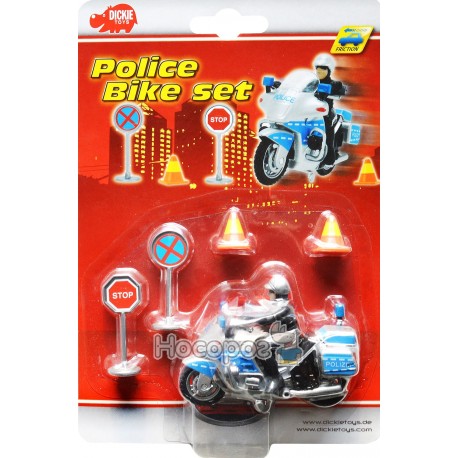 Ігровий набір Dickie Toys "Поліцейський на мотоциклі"
