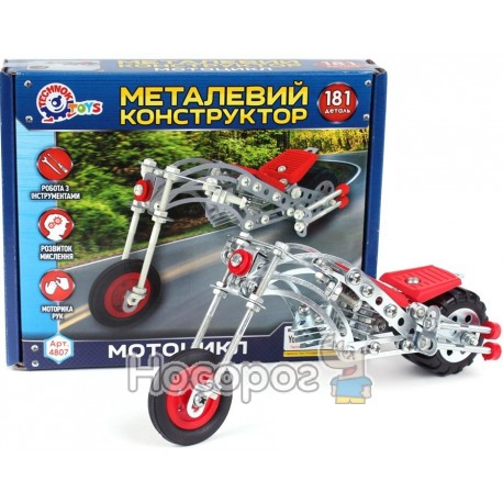Конструктор металевий "Мотоцикл " Технок арт.4807