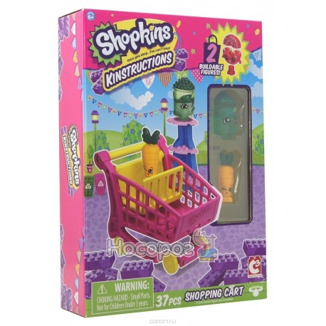 Конструктор SHOPKINS S1-2 - ВІЗОЧОК (2 шопкінси, 37 деталей)