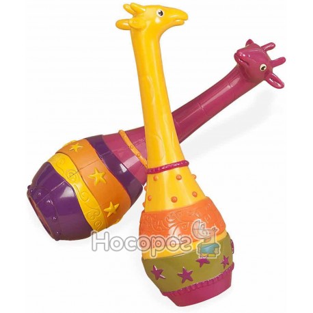 Музична іграшка серії "ДЖУНГЛІ" - набір маракасів ДВА ЖИРАФИ
