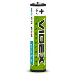 Батарейки Videx alkaline LR03/ААА (Алкалиновый)