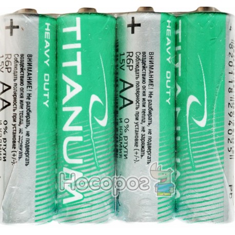 294025 Батарейки Titanum сольові LR6/AA пальчик