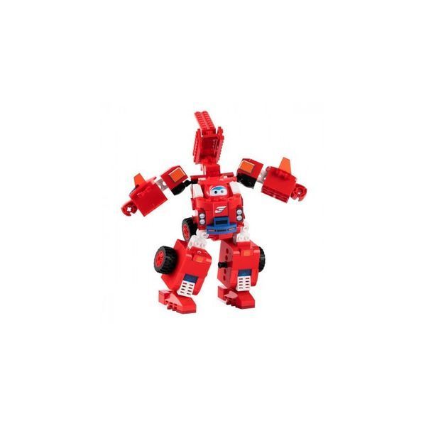 Конструктор-трансформер Super Wings Small Blocks 2в1 Buildable Transforming Vehicle Джетт (Jett) EU3 01242416 фото