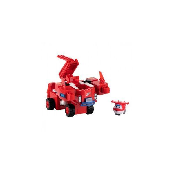 Конструктор-трансформер Super Wings Small Blocks 2в1 Buildable Transforming Vehicle Джетт (Jett) EU3 01242416 фото