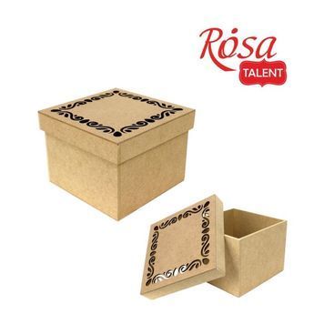 Коробка с фигурной крышкой 1, МДФ, 15х15х13 см, ROSA TALENT 579167 фото