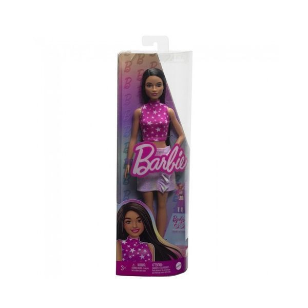 Лялька Barbie "Модниця" в рожевому топі з зірковим принтом 01240494 фото