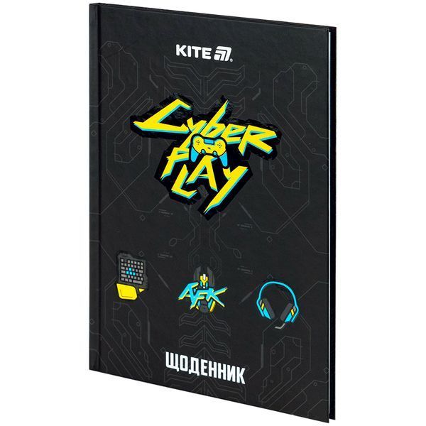 Щоденник шкільний Kite Cyber K25-262-4, тверда обкладинка 01253518 фото