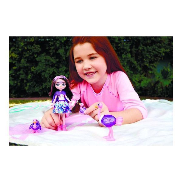 Игровой набор Семья Страуса Офелии Enchantimals Family Toy Set with Ofelia Ostrich Doll Mattel (GTM32) (887961917864) 01172688 фото