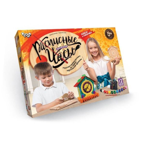 Набір креативної творчості "Расписные Часы конструктор" (6), R4-01-01, 02, 03 567148 фото