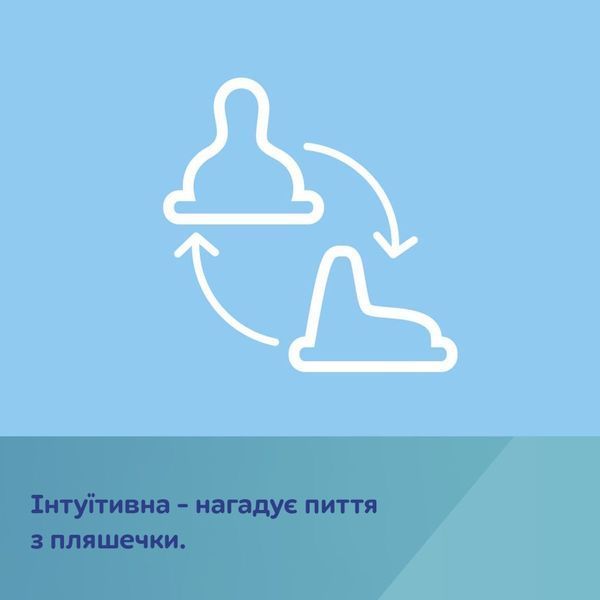Canpol babies Кружка тренувальна з силіконовим носиком FirstCup 150 мл BONJOUR PARIS - блакитна 01237103 фото