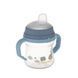 Canpol babies Кружка тренувальна з силіконовим носиком FirstCup 150 мл BONJOUR PARIS - блакитна 01237103 фото 3