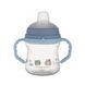 Canpol babies Кружка тренувальна з силіконовим носиком FirstCup 150 мл BONJOUR PARIS - блакитна 01237103 фото 1
