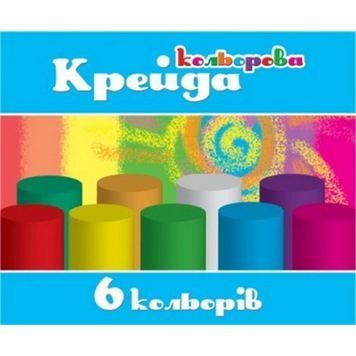 Крейда кольорова асфальт Колорит тон МЦК-6 кругла 250214 фото
